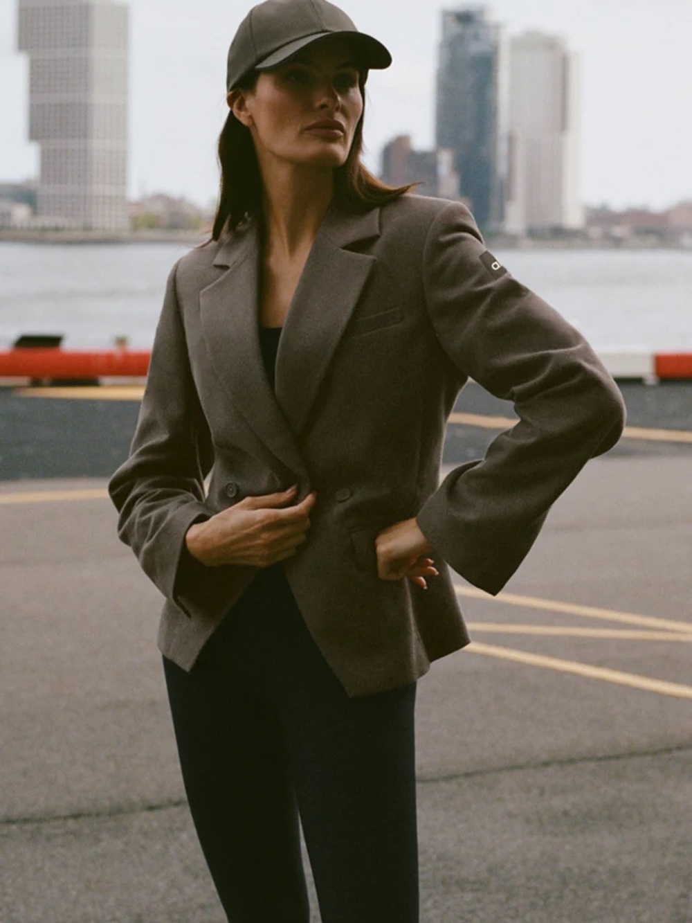 ALO Yoga Olive Tailored Blazer